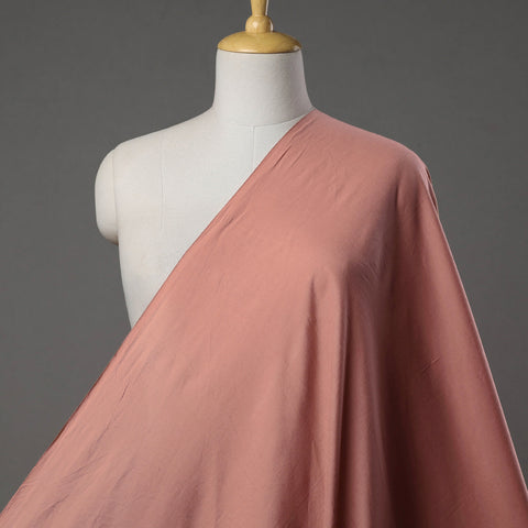 Peach - Prewashed Cotton Plain Fabric 07