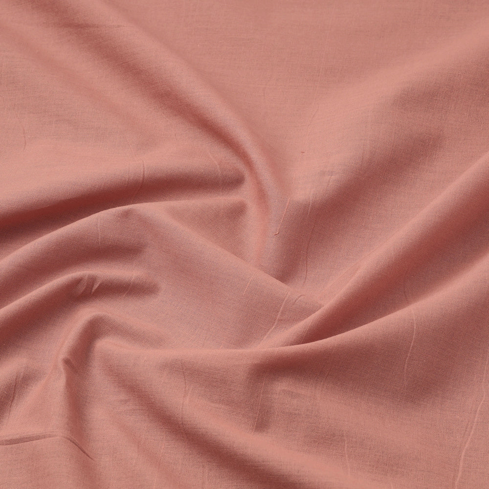 Peach - Prewashed Cotton Plain Fabric 07