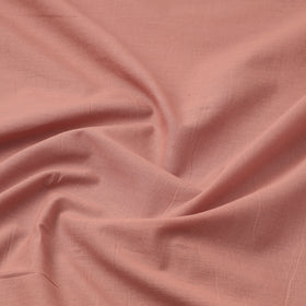 Peach - Prewashed Cotton Plain Fabric 07