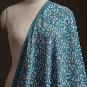 Blue - Bagru Dabu Hand Block Print Natural Dyed Cotton Fabric 74
