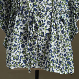 Sanganeri Block Print Cotton Kaftan (Short)