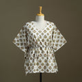 Sanganeri Block Print Cotton Kaftan (Short)