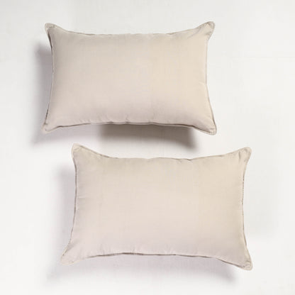 plain pillow covers set 