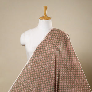 Yellow - Handloom Chanderi Silk Hand Block Sanganeri Print Dupatta 17 main image 0