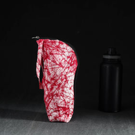 Pink Handmade Cotton 1L Water Bottle Cover