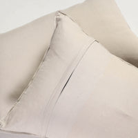 plain pillow covers set 