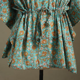 Sanganeri Block Print Cotton Kaftan (Short) 