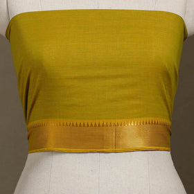 Yellow Dharwad Cotton Blouse Piece