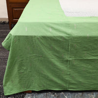 Green - Patchwork Cotton Double Jacquard Bedsheet Set 12