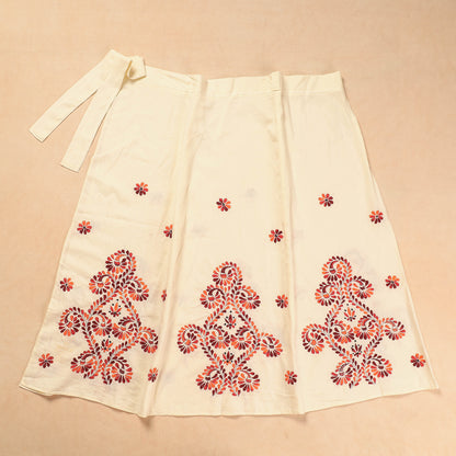 kantha cotton skirt 