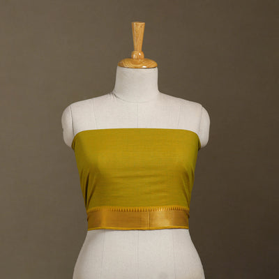 Yellow Dharwad Cotton Blouse Piece
