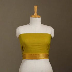Yellow Dharwad Cotton Blouse Piece