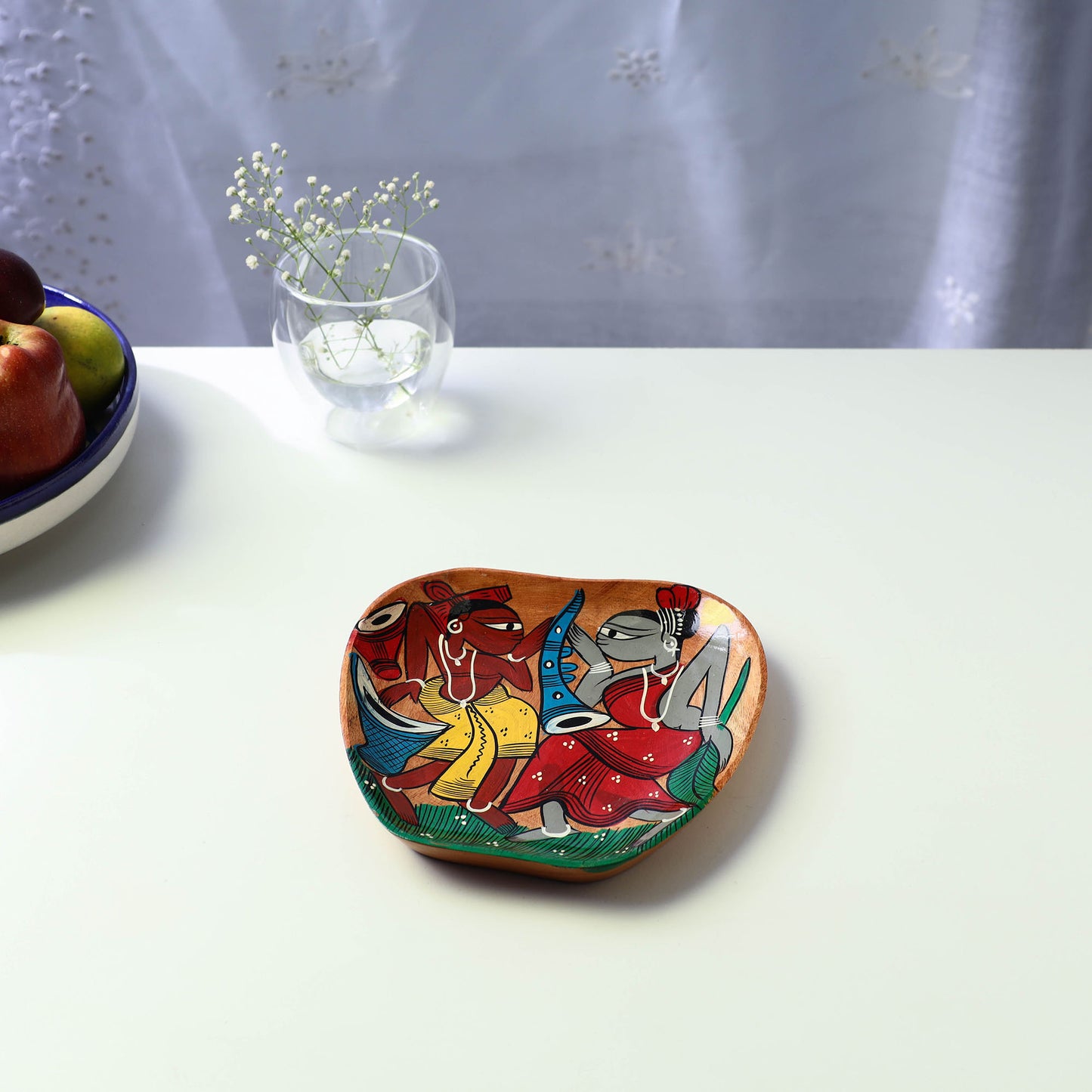 Hand Painted Wooden Tray