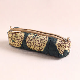 Quilted pencil pouch