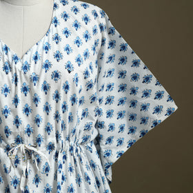 Sanganeri Block Print Cotton Kaftan (Short)