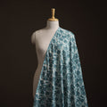 Blue - Bagru Dabu Hand Block Print Natural Dyed Cotton Fabric 78