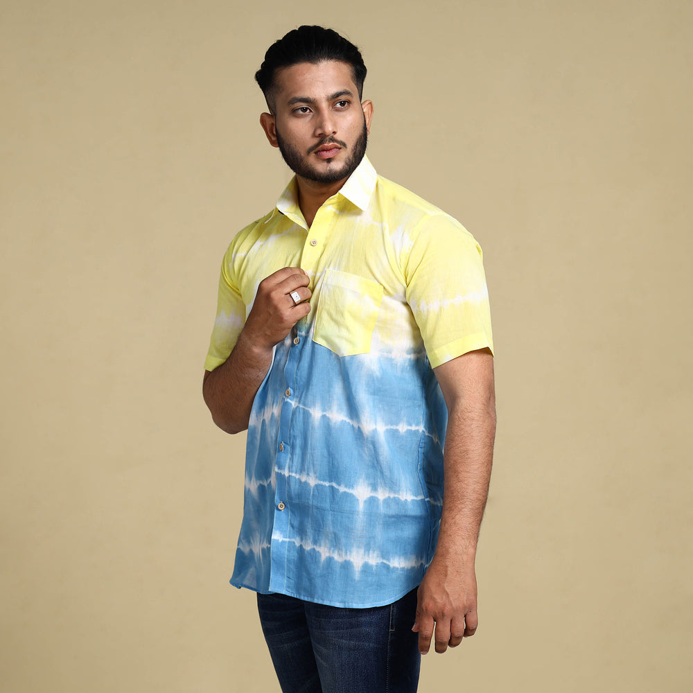 Shibori men shirt
