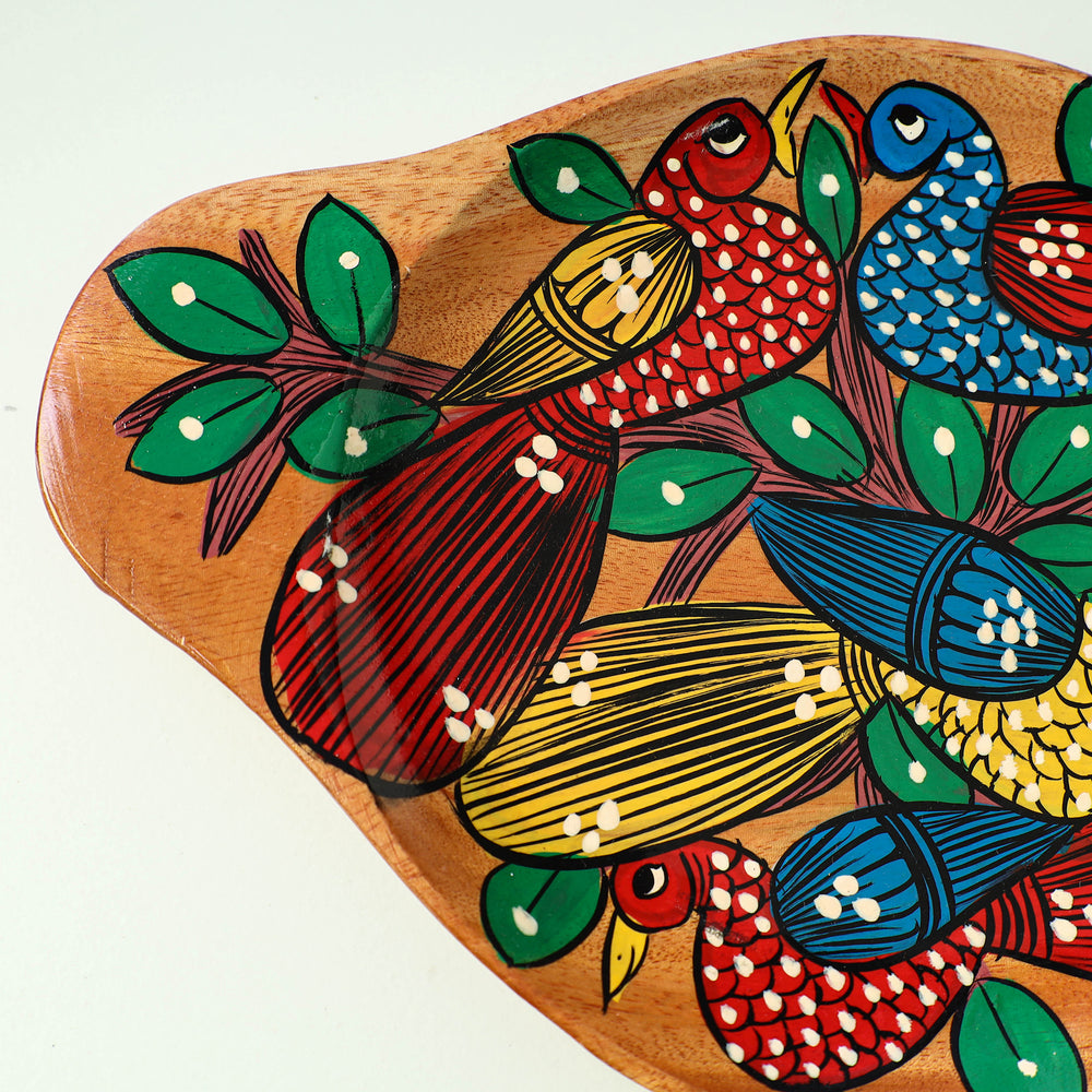 Hand Painted Wooden Tray