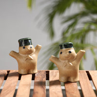 Doughboy - Handcrafted Ceramic Toys (Set of 2)