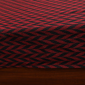 Maroon - Patchwork Cotton Double Jacquard Bedsheet Set 11