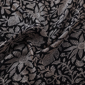 Bagru Hand Block Prints Pure Handloom Chanderi Silk Fabric 06