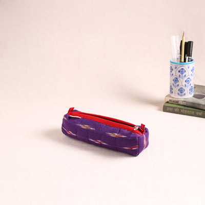 Quilted pencil pouch