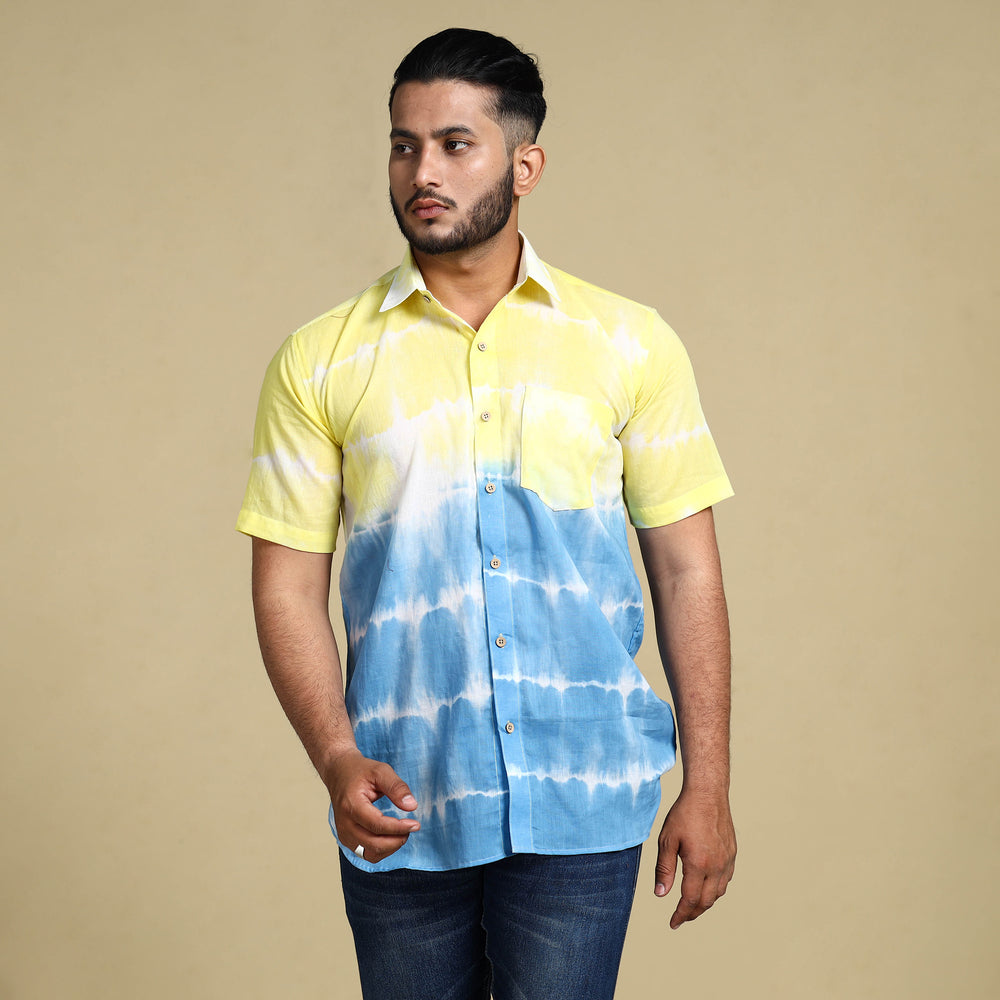 Shibori men shirt
