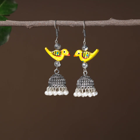 Sara Handcrafted GS Jhumki Beaded Earrings