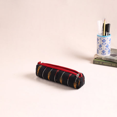 Quilted pencil pouch