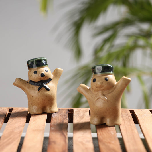 Doughboy - Handcrafted Ceramic Toys (Set of 2)