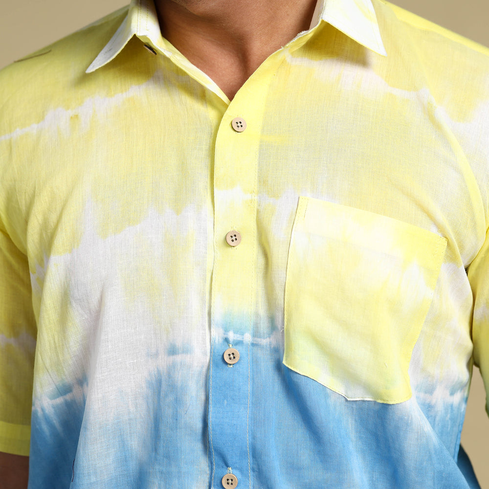 Shibori men shirt
