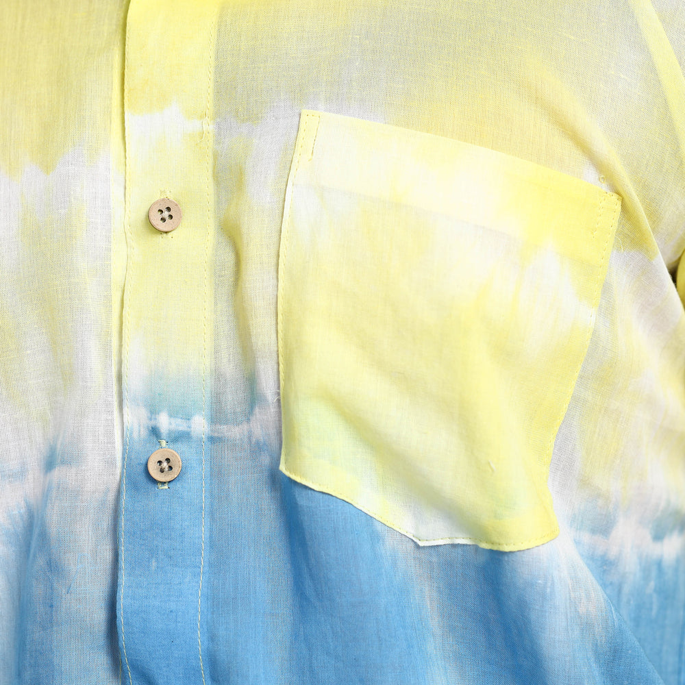 Shibori men shirt
