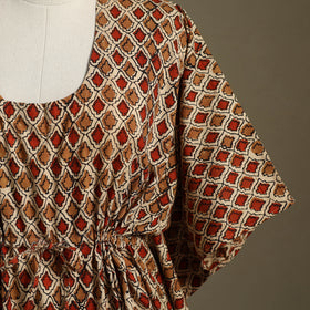 Sanganeri Block Print Cotton Kaftan (Short) 