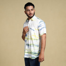 Shibori men shirt

