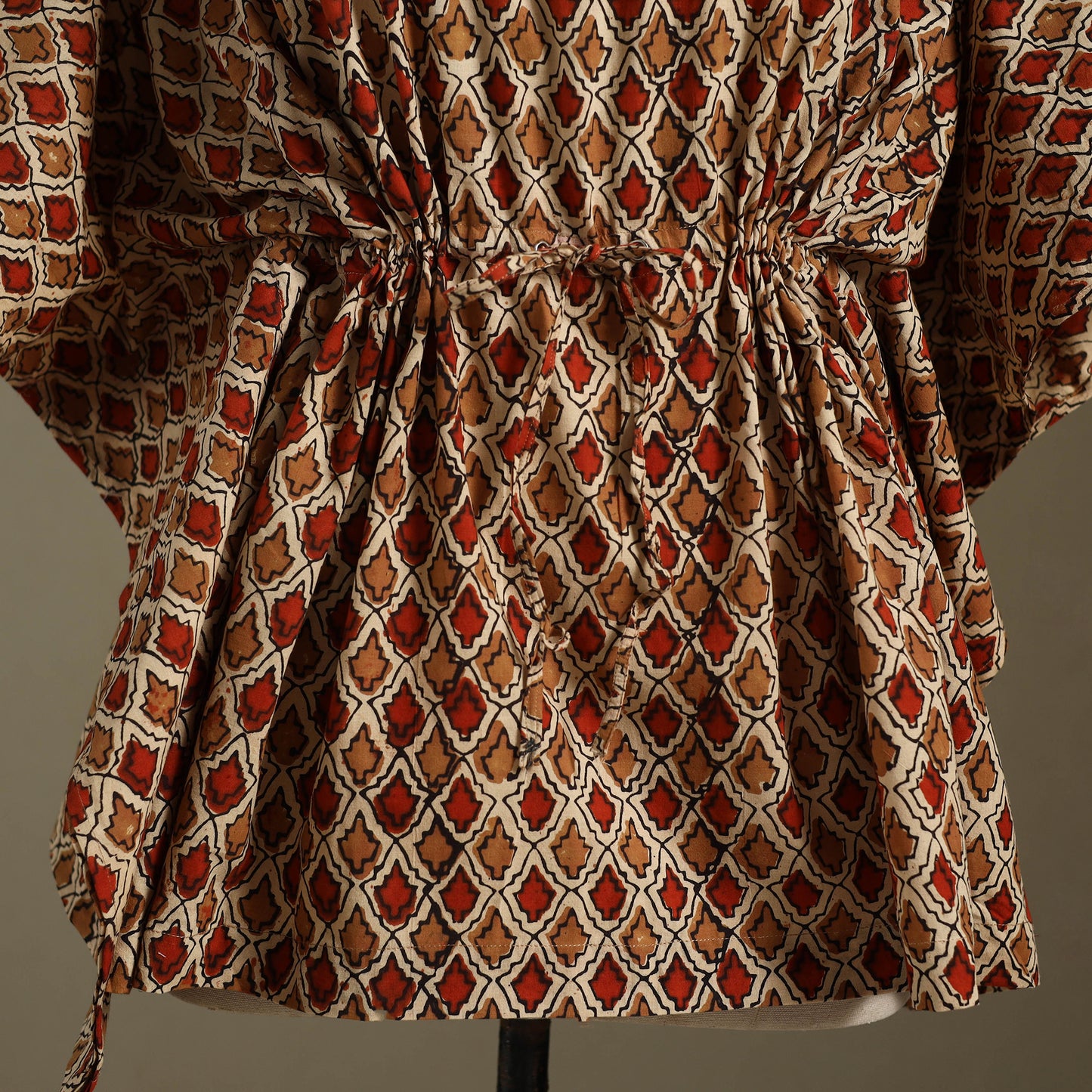 Sanganeri Block Print Cotton Kaftan (Short) 