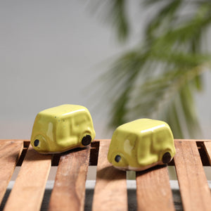  Handcrafted Ceramic Toys (Set of 2) 