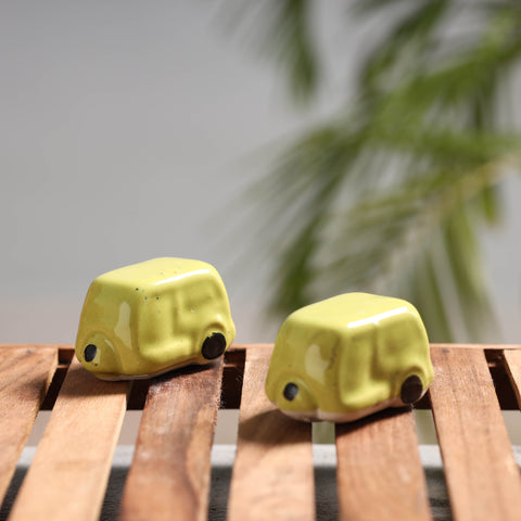  Handcrafted Ceramic Toys (Set of 2) 