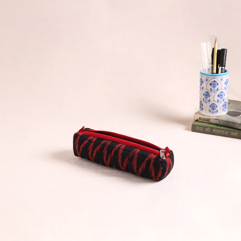 Quilted pencil pouch