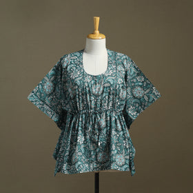 Sanganeri Block Print Cotton Kaftan (Short)