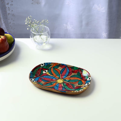 Hand Painted Wooden Tray