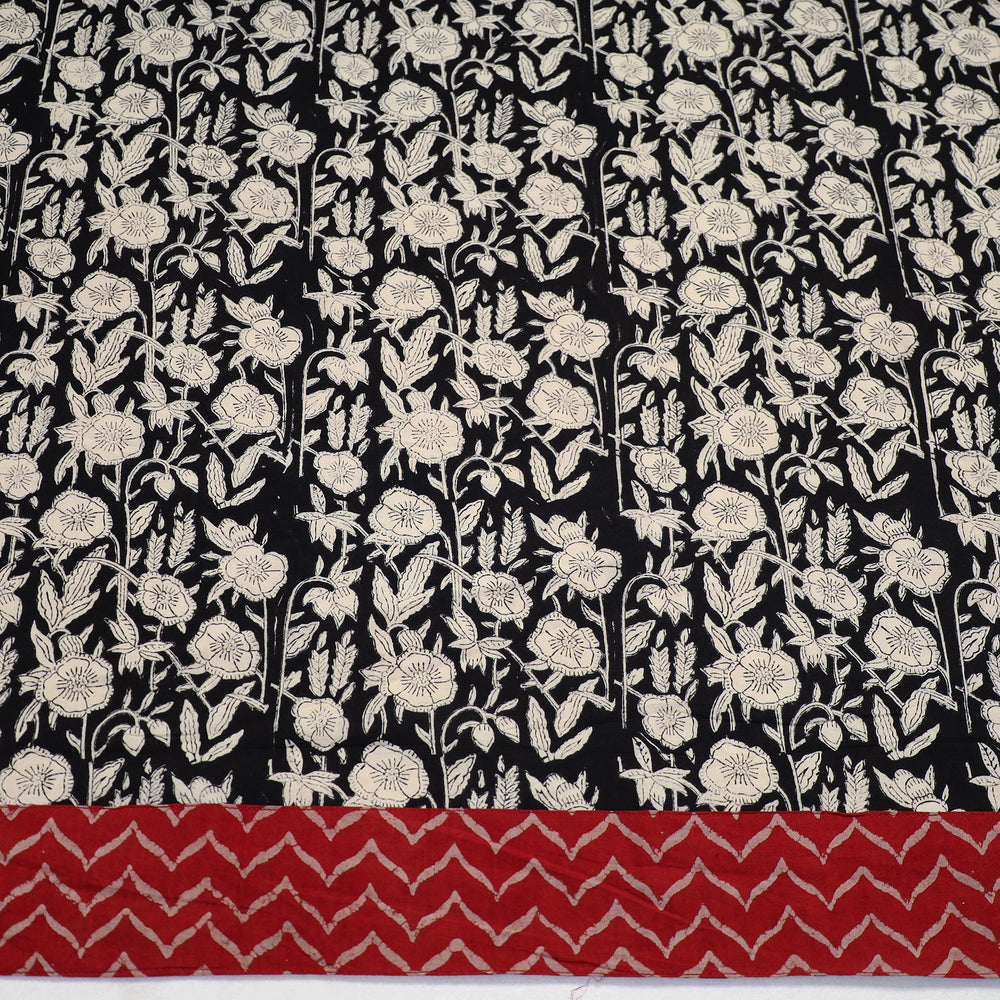 Block Printed Cotton Bagru Blouse Piece 03