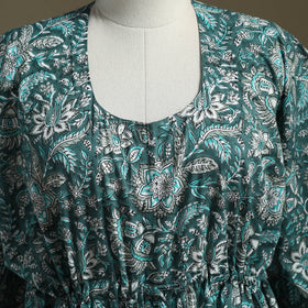 Sanganeri Block Print Cotton Kaftan (Short)