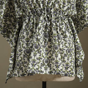 Sanganeri Block Print Cotton Kaftan (Short)