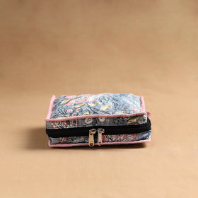 Grey Handmade 4 Pocket Jewellery Pouch Online in India