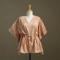 Sanganeri Block Print Cotton Kaftan (Short)