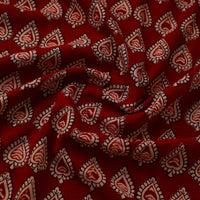 Natural Dyed Cotton Bagh Print Fabric 14