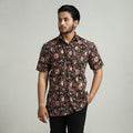  Bagru Block Printed Cotton Men Half Sleeve Shirt