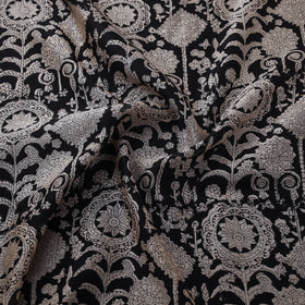 Bagru Hand Block Prints Pure Handloom Chanderi Silk Fabric 13