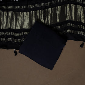 Kutch Bandhani Modal Silk Unstitched Dress Material: Kurta, Bottom & Dupatta 21