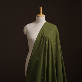 Kutch Organic Kala Cotton Mirror Work Pure Handwoven Fabric 14